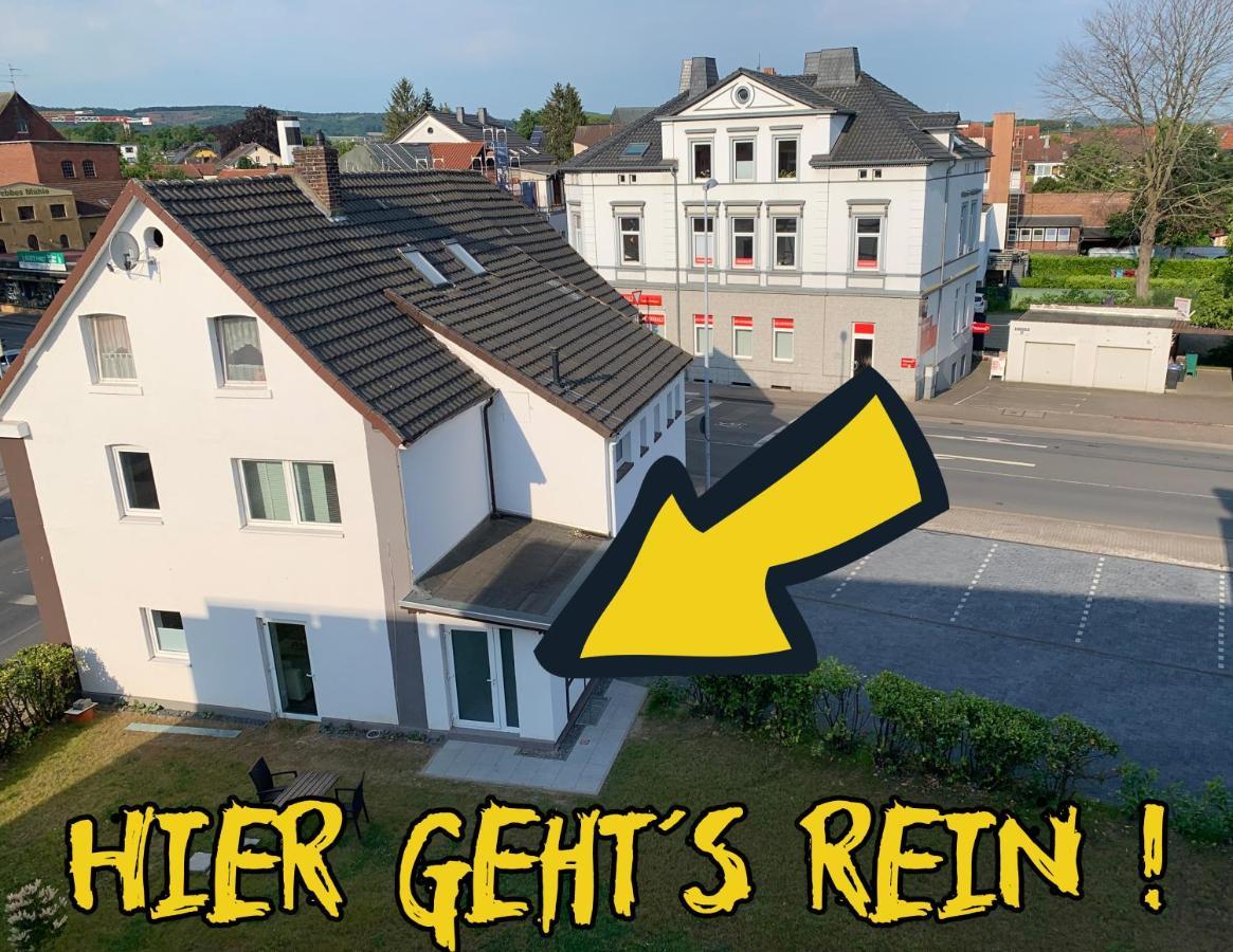 W1 - Kontaktloser 24H Check In, W-Lan, Netflix, Parkplatz, Kueche, Boxspring-Bett Bueckeburg Exterior photo